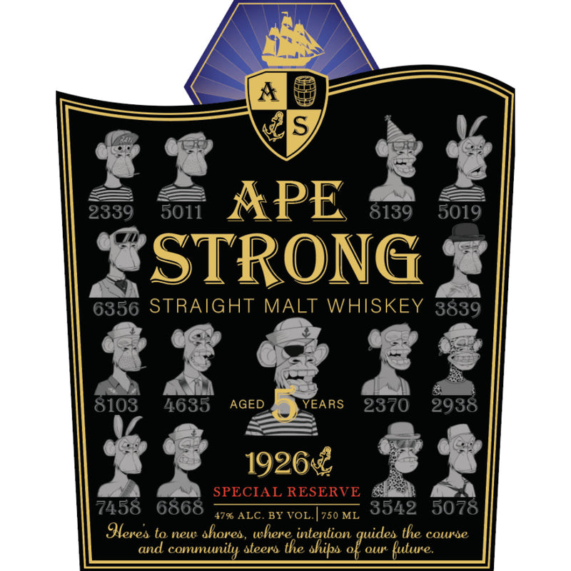 Ape Strong 5 Year Old Straight Malt Whiskey Special Reserve - Goro&