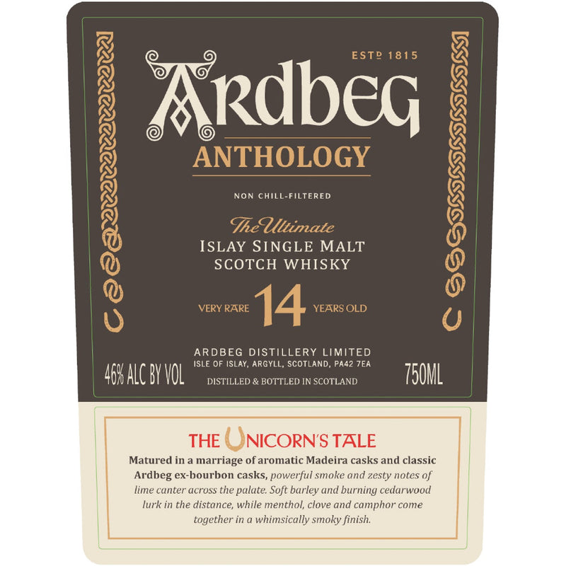 Ardbeg Anthology The Unicorn’s Tale 14 Year Old - Goro&