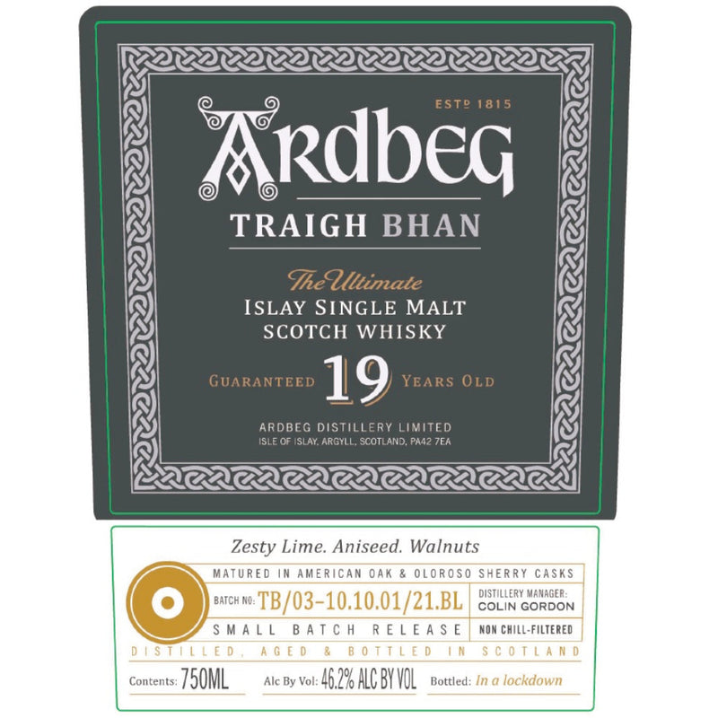 Ardbeg Traigh Bhan 19 Year Old Batch 3 - Goro&