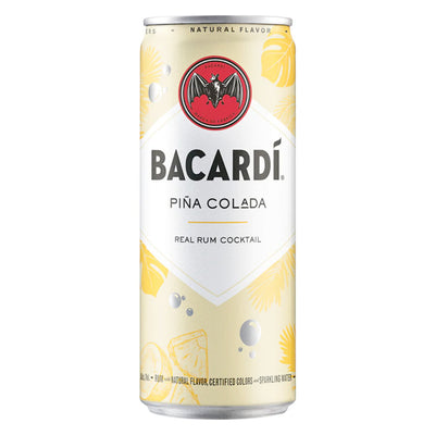 Bacardí Piña Colada Rum Cocktail 4pk - Goro's Liquor