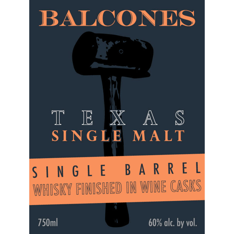 Balcones Single Barrel Whiskey Finished In Wine Casks - Goro&