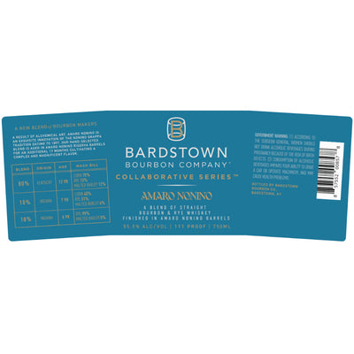 Bardstown Bourbon Collaborative Series Amaro Nonino Blended Whiskey - Goro's Liquor