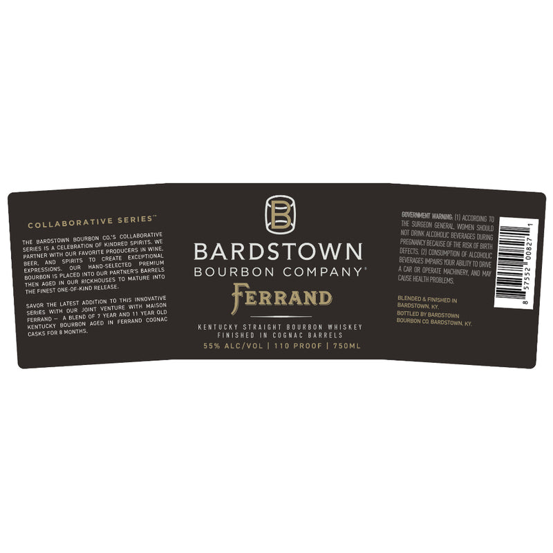 Bardstown Bourbon Collaborative Series Ferrand Cognac Cask Finish - Goro&