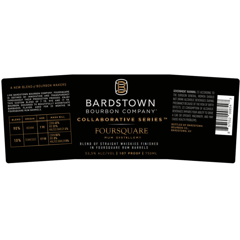 Bardstown Bourbon Collaborative Series Foursquare Blended Whiskey - Goro&