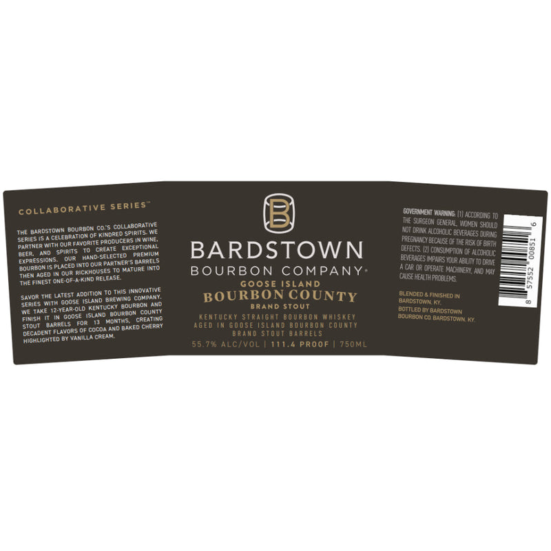 Bardstown Bourbon Collaborative Series Goose Island Stout Bourbon - Goro&