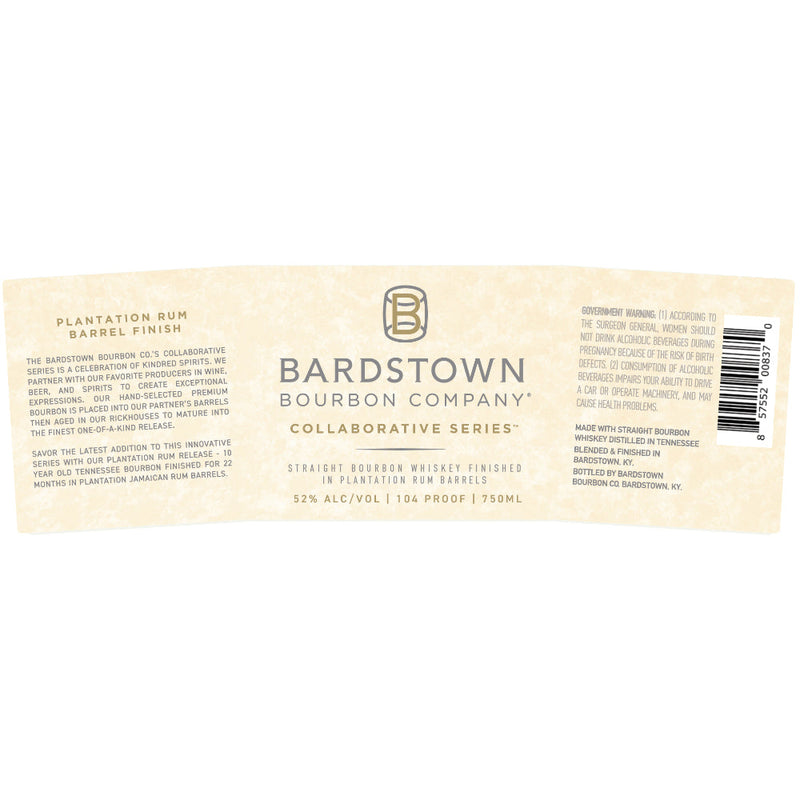 Bardstown Bourbon Collaborative Series Plantation Rum Barrel Finish - Goro&