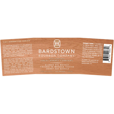 Bardstown Bourbon Collaborative Series West Virginia Great Barrel Company Blended Rye - Goro's Liquor