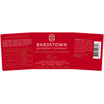 Bardstown Bourbon Company Collaborative Series Carter Cellars - Goro's Liquor