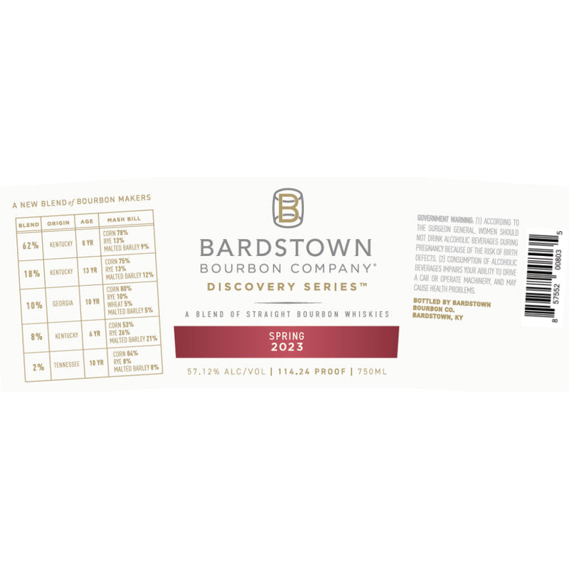 Bardstown Bourbon Company Discovery Series Spring 2023 Blended Bourbon - Goro&