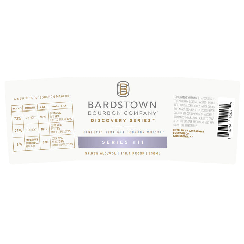 Bardstown Bourbon Company Discovery Series 