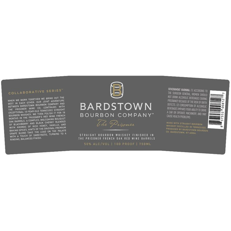 Bardstown Bourbon Company The Prisoner 10 Year Old - Goro&