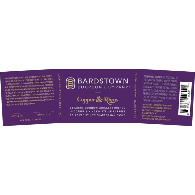 Bardstown Bourbon Copper & Kings Double Mistelle Finish 2 - Goro&