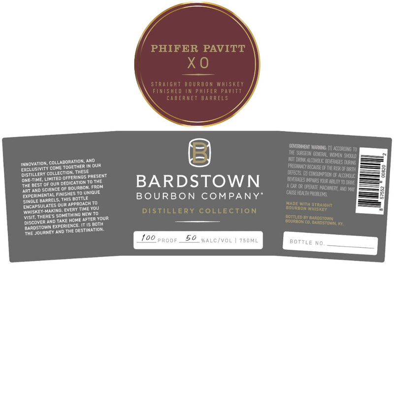 Bardstown Bourbon Phifer Pavitt XO - Goro&