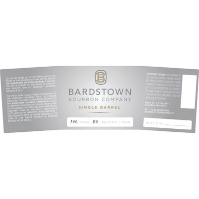 Bardstown Bourbon Single Barrel French Oak Finish - Goro's Liquor