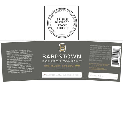 Bardstown Bourbon Triple Blended Stave Finish - Goro's Liquor