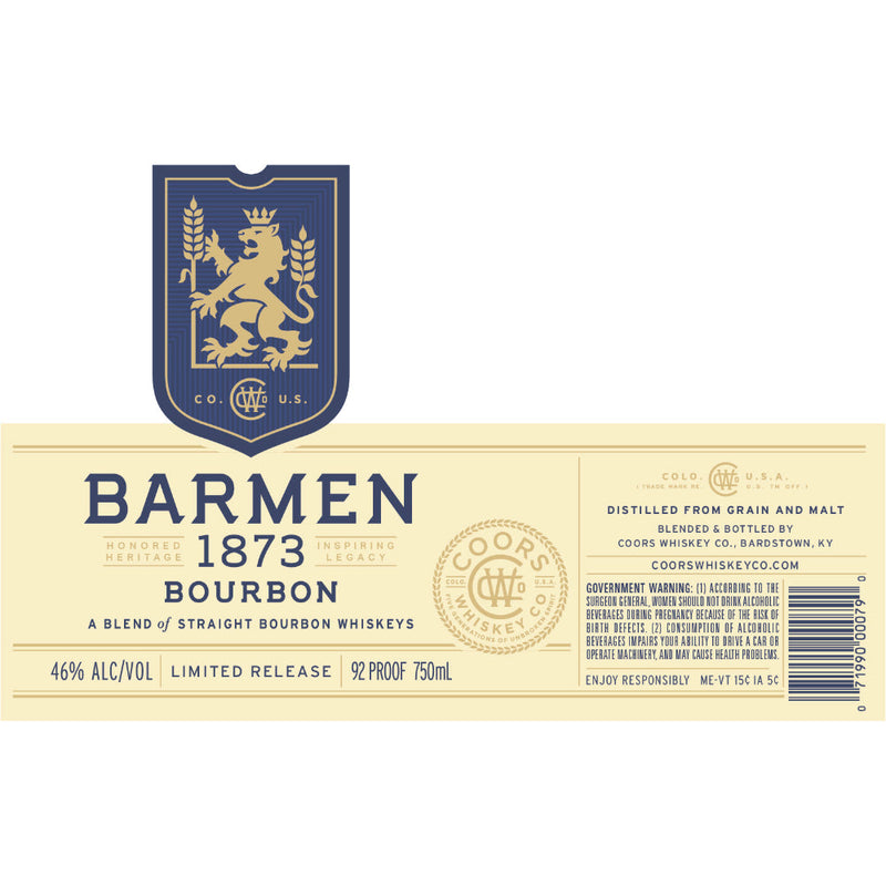 Barmen 1873 Bourbon - Goro&