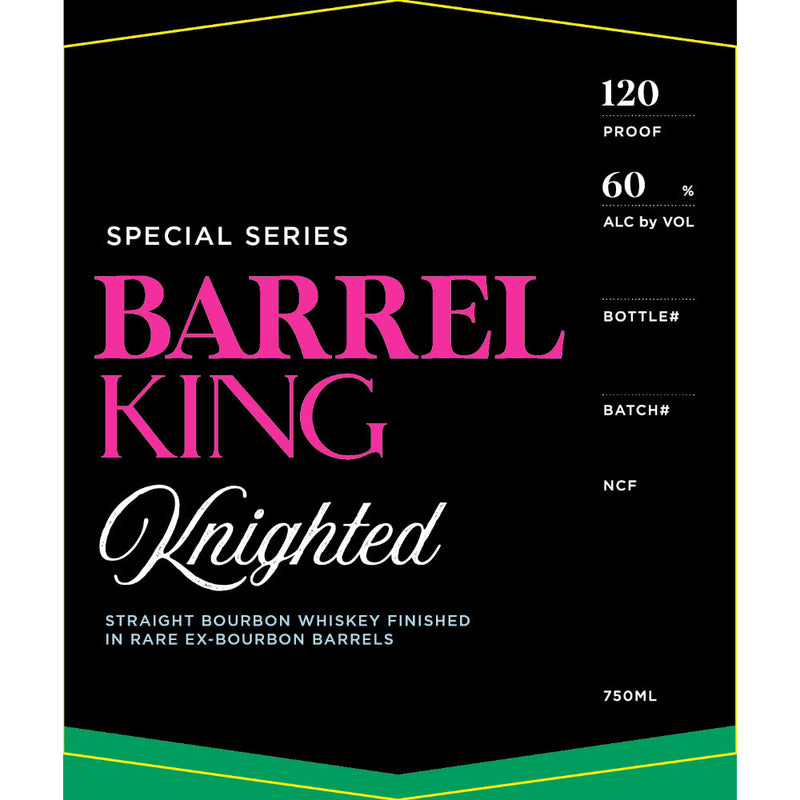 Barrel King Knighted Straight Bourbon Finished in Rare Ex-Bourbon Barrels - Goro&