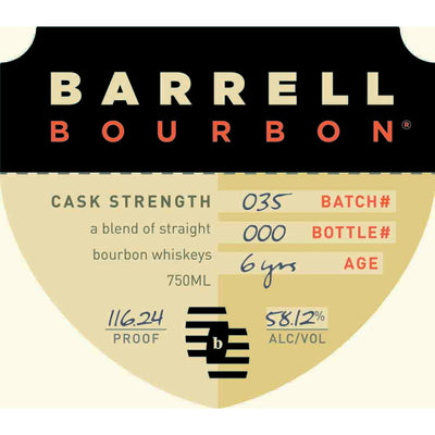 Barrell Bourbon Batch 035 - Goro's Liquor