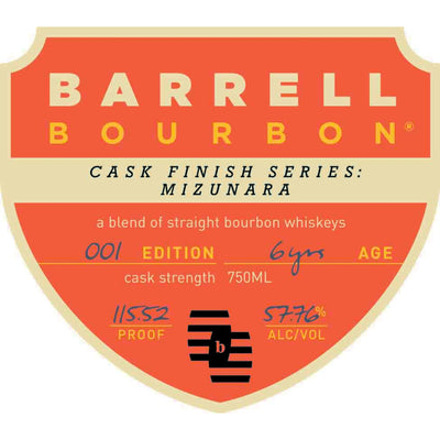 Barrell Bourbon Cask Finish Series: Mizunara - Goro's Liquor