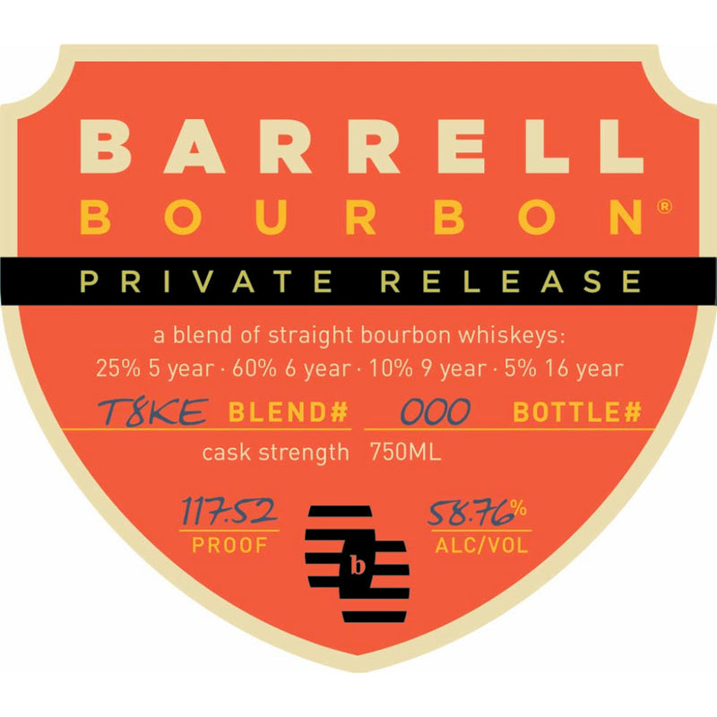 Barrell Bourbon Private Release T8KE Blend - Goro&