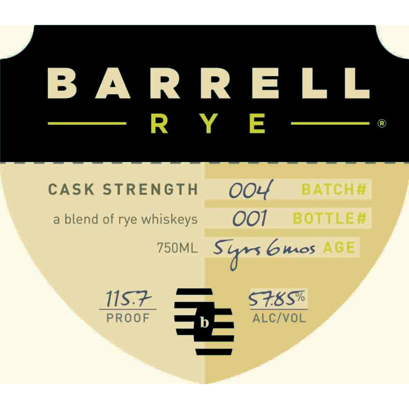 Barrell Rye Batch 004 - Goro&