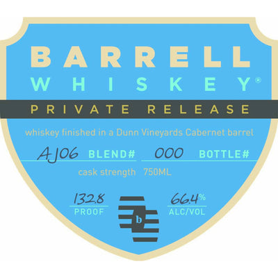 Barrell Whiskey Private Release AJ06 - Goro's Liquor