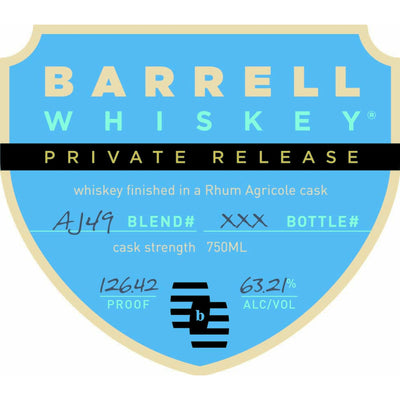 Barrell Whiskey Private Release AJ49 - Goro's Liquor