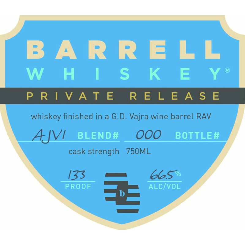 Barrell Whiskey Private Release AJVI - Goro&