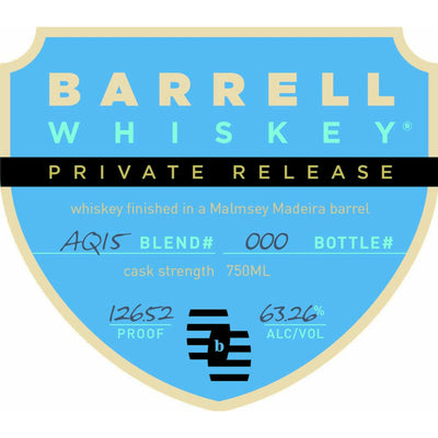 Barrell Whiskey Private Release AQ15 - Goro's Liquor