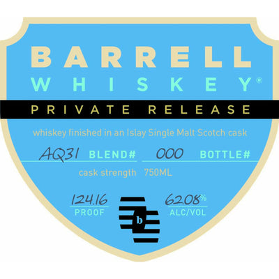Barrell Whiskey Private Release AQ31 - Goro's Liquor