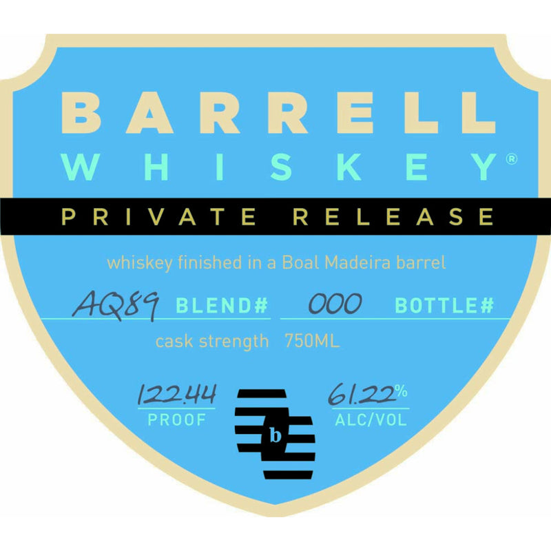 Barrell Whiskey Private Release AQ89 - Goro&