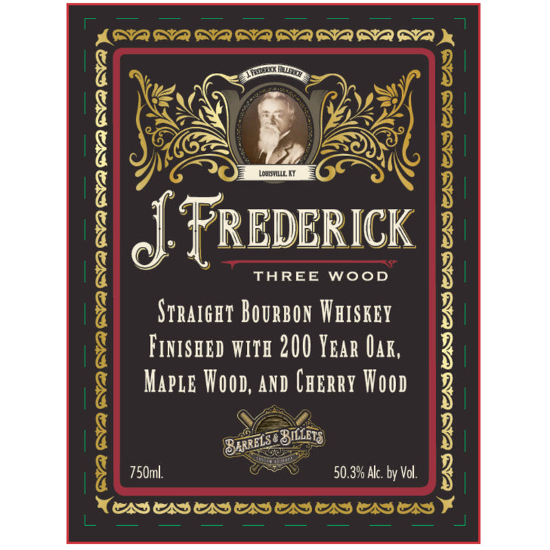 Barrels & Billets J. Frederick Three Wood Straight Bourbon - Goro&