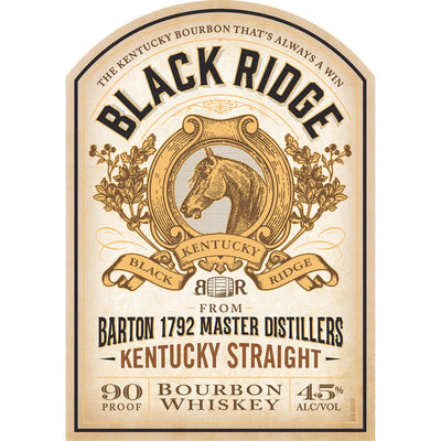 Barton 1792 Black Ridge Bourbon - Goro's Liquor