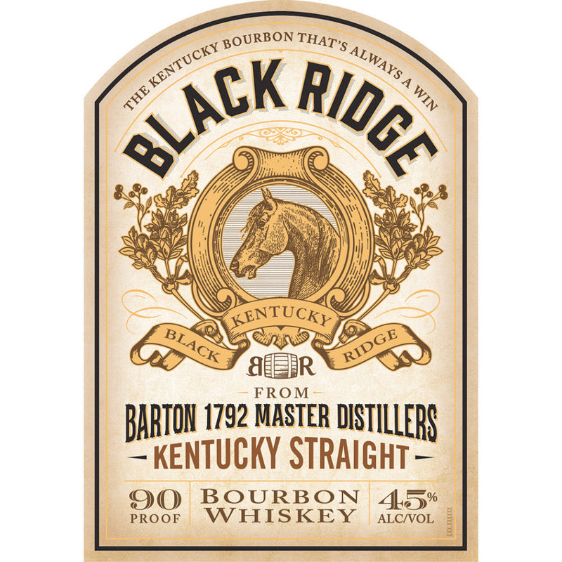 Barton 1792 Black Ridge Bourbon - Goro&