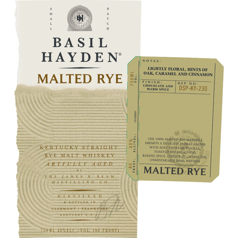 Basil hayden Malted Rye Whiskey - Goro&