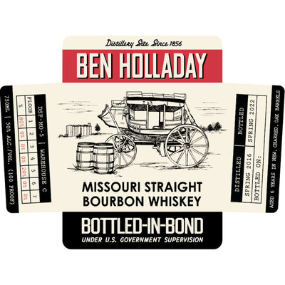 Ben Holladay Bottled in Bond Missouri Straight Bourbon - Goro's Liquor