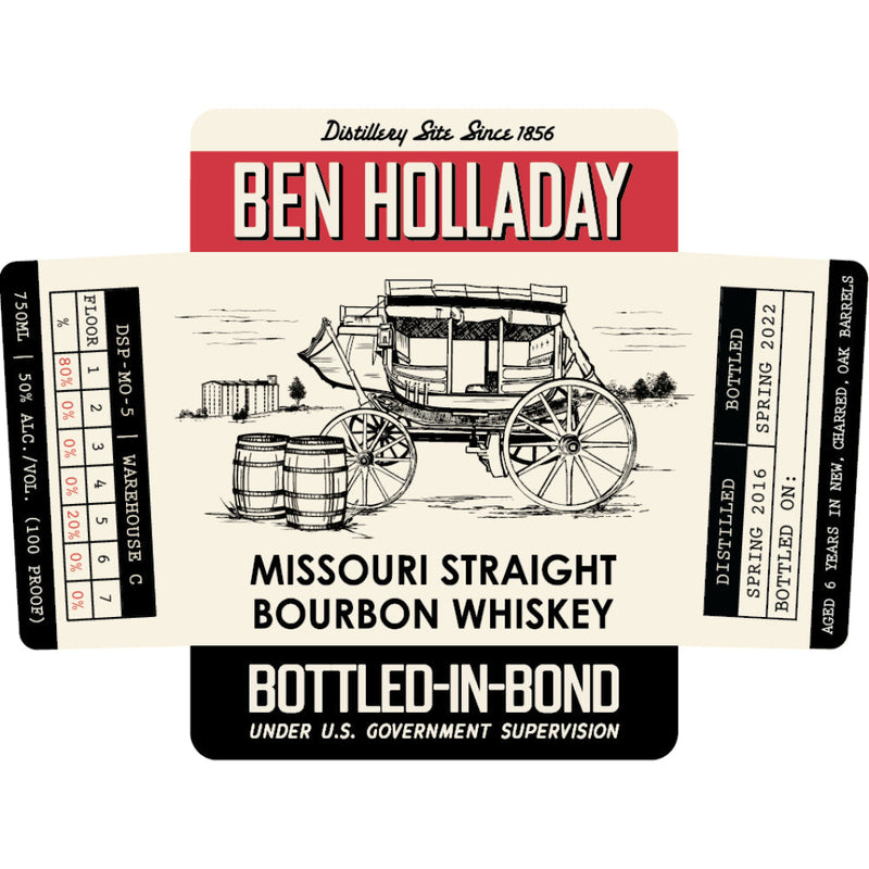 Ben Holladay Bottled in Bond Missouri Straight Bourbon - Goro&