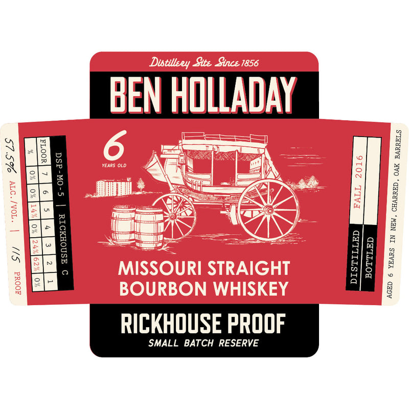 Ben Holladay Rickhouse Proof Small Batch Reserve Straight Bourbon - Goro&