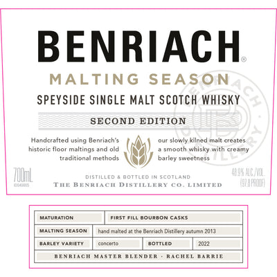 Benriach Malting Season Second Edition - Goro's Liquor