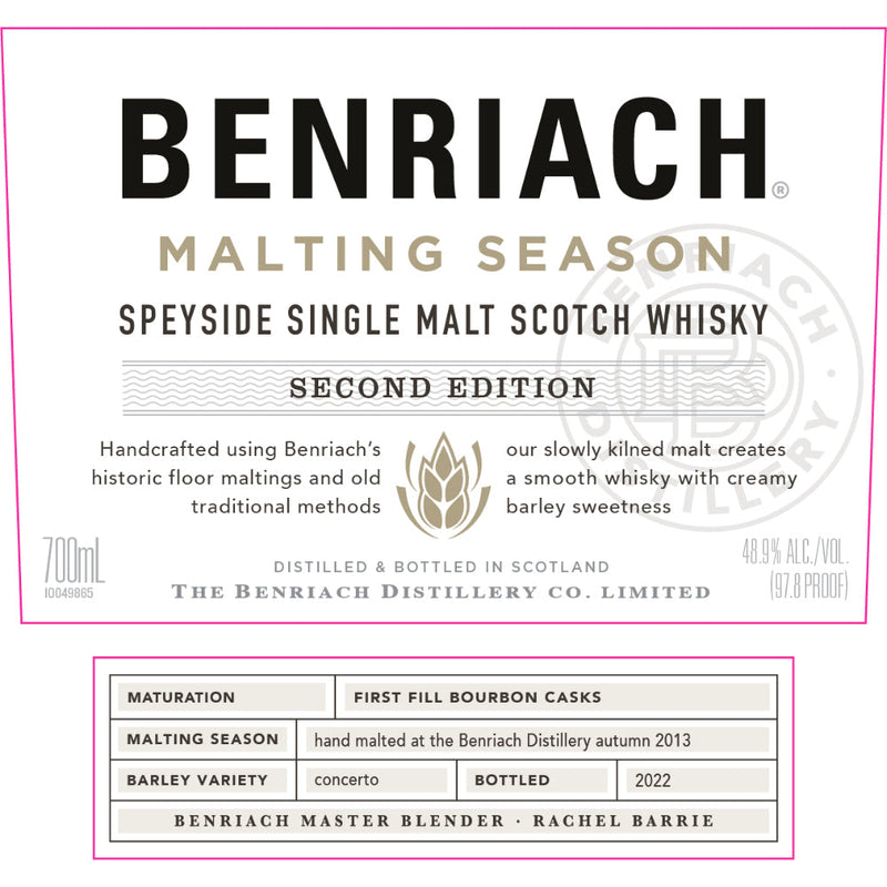 Benriach Malting Season Second Edition - Goro&