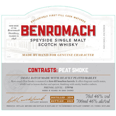 Benromach Contrasts: Peat Smoke 2023 Release - Goro's Liquor