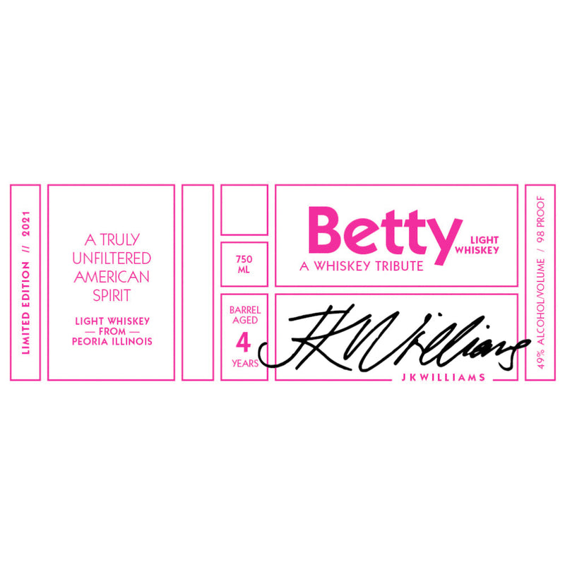 Betty Light Whiskey A Whiskey Tribute - Goro&