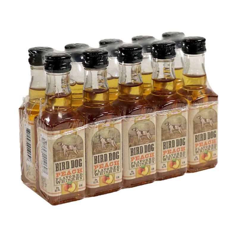 Bird Dog Peach Flavored Whiskey 50mL 10pk - Goro&