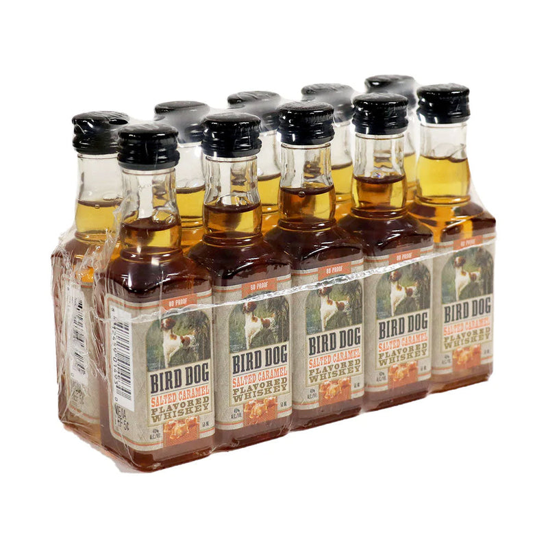 Bird Dog Salted Caramel Flavored Whiskey 50mL 10pk - Goro&