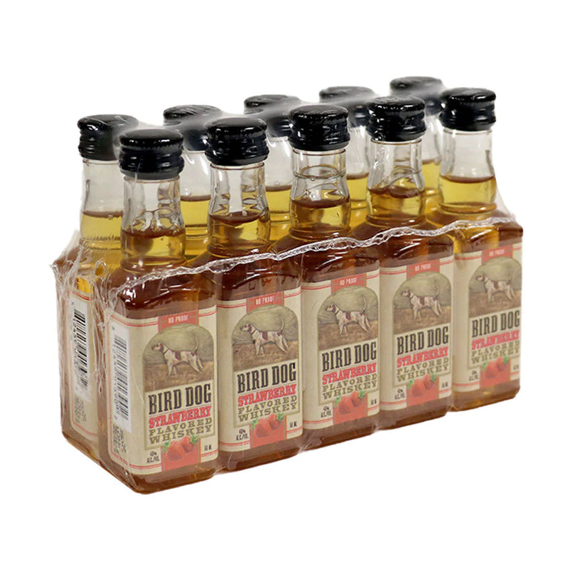 Bird Dog Strawberry Flavored Whiskey 50mL 10pk - Goro&