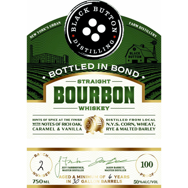 Black Button 6 Year Old Bottled in Bond Bourbon - Goro&