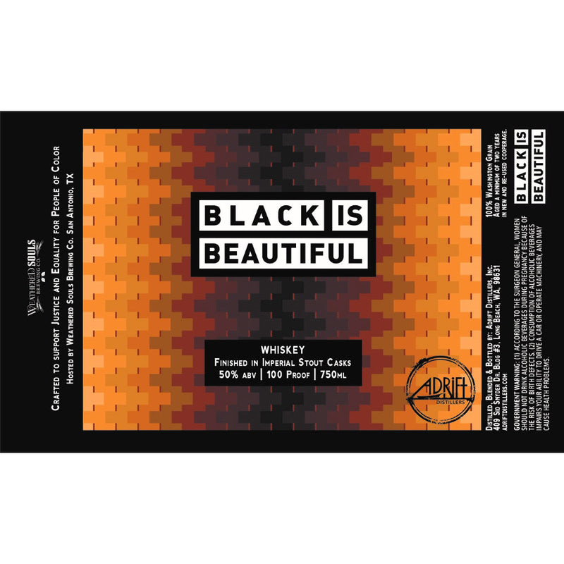 Black Is Beautiful Imperial Stout Cask Finished Whiskey - Goro&