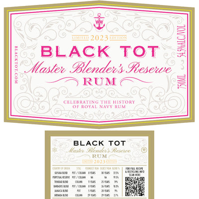Black Tot Master Blender's Reserve Rum 2023 - Goro's Liquor