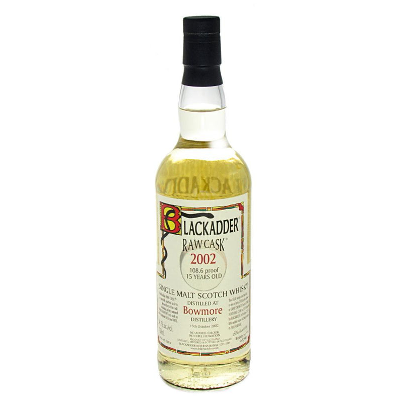 Blackadder 15 Year Old Raw Cask Bowmore Single Malt Scotch - Goro&