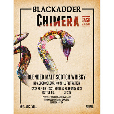 Blackadder Chimera Cask Strength - Goro's Liquor
